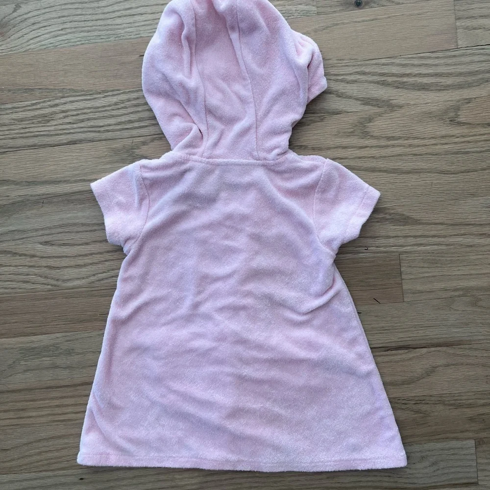Disney Princess pink Terrycloth swim cover up size 18 mo baby girl pink pockets